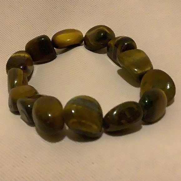 πTigerβs Eye Stone Bracelet. π - Picture 6 of 8